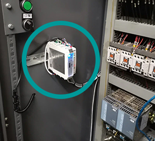 Подключение с помощью терминала-регистратора 